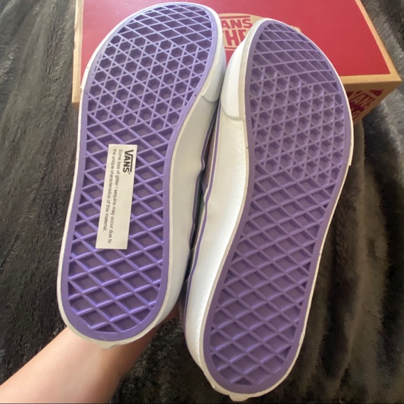 Rainbow Glitter Asher Vans Youth 6 NIB - Picture 5 of 5